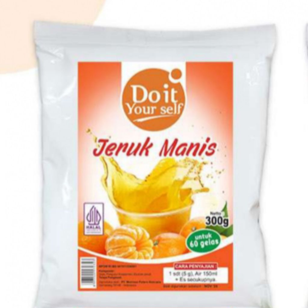 

DIY Powder Minuman Buah Jeruk Manis 300gr