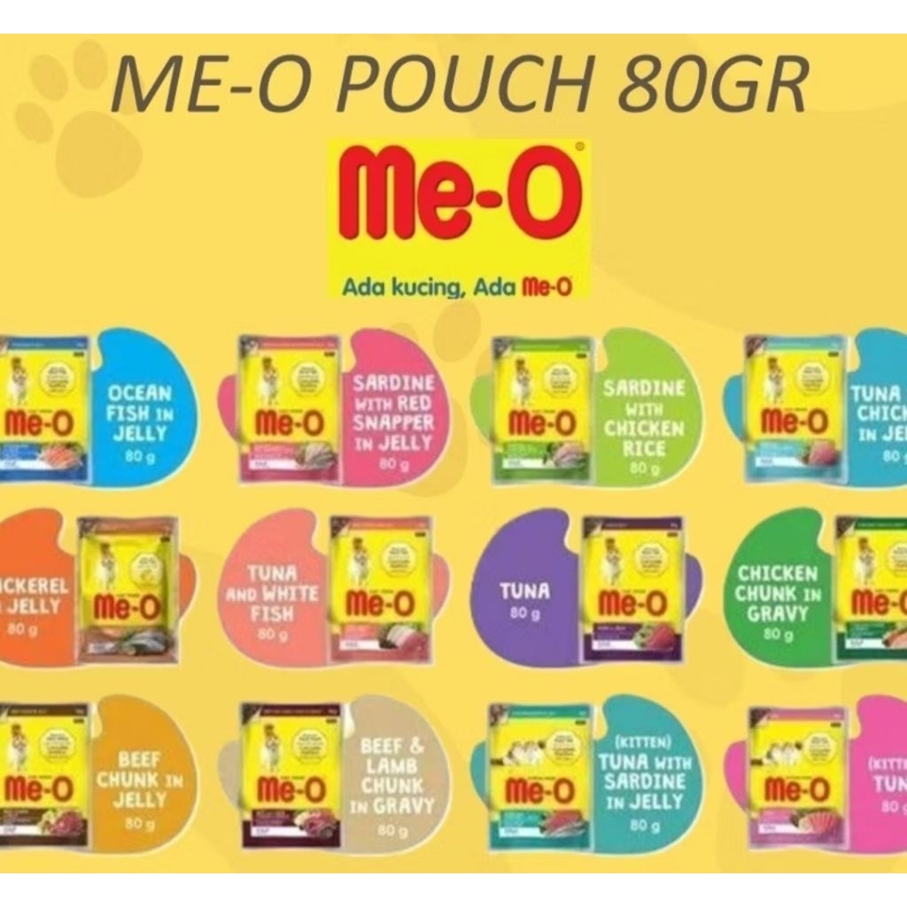 Pakan Kucing Meo 80gr