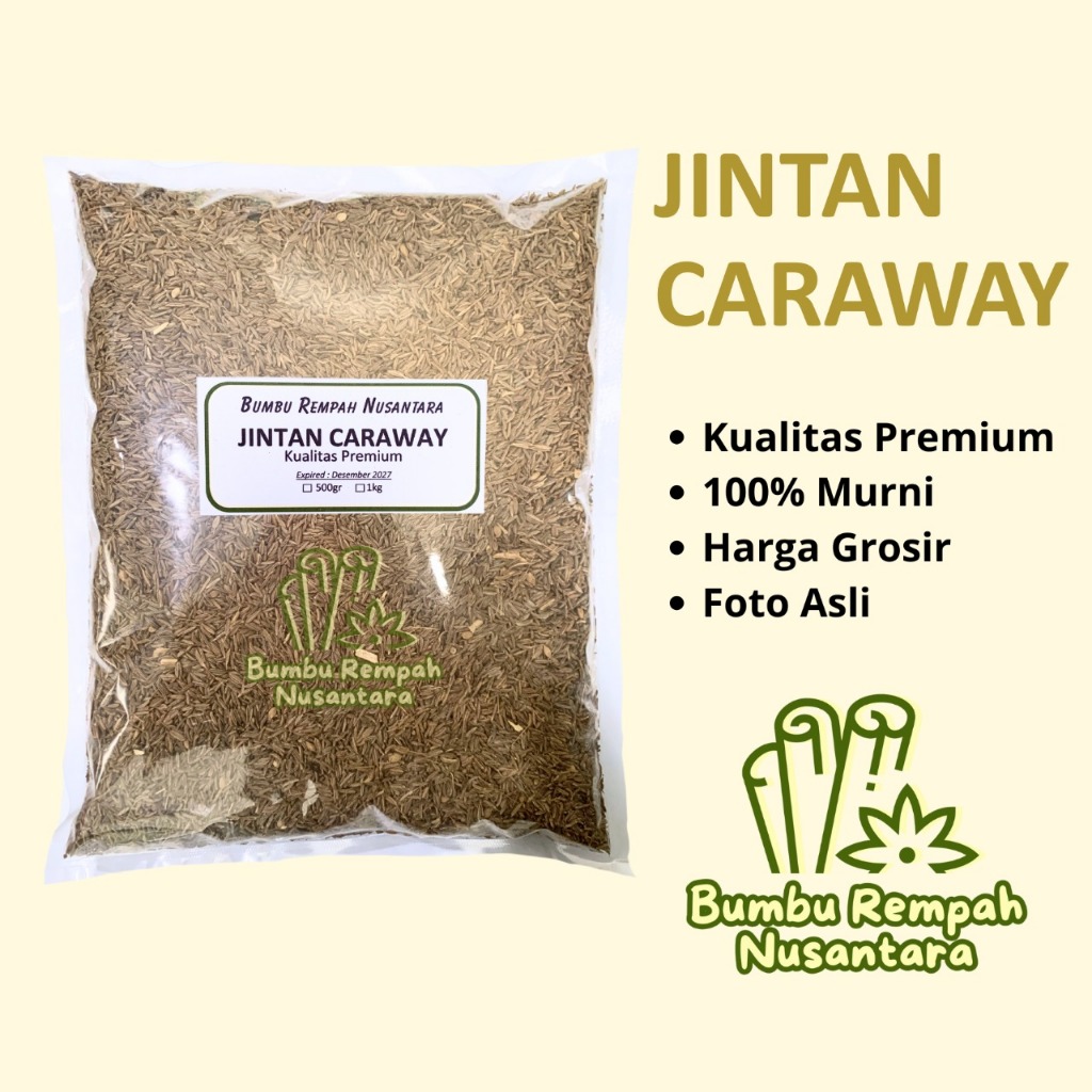 

Jintan caraway 500g 1kg - Rempah Asli Murni | BUMBU REMPAH NUSANTARA | Bumbu Dapur Nusantara Grosir Murah