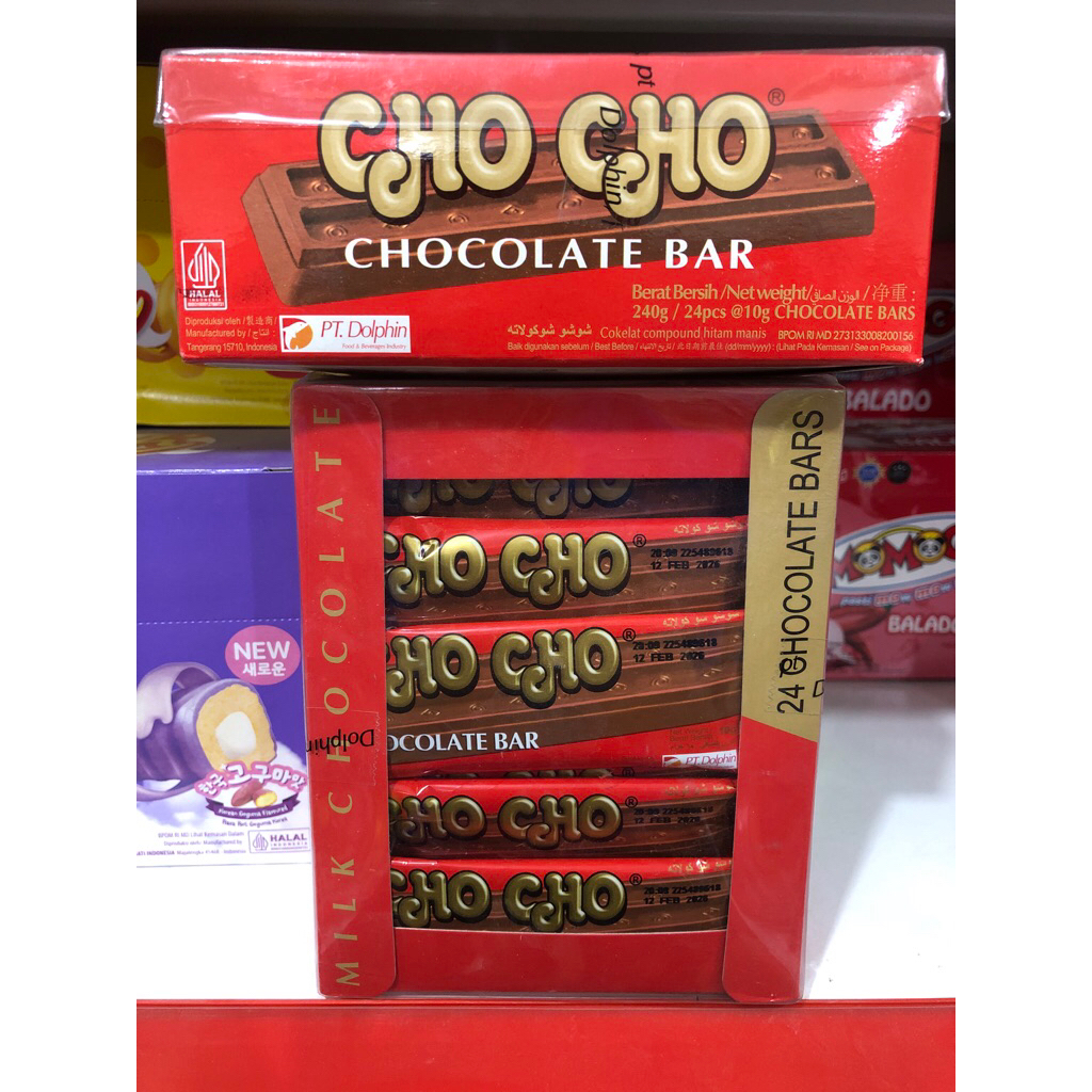 

Dolphin Cho Cho Bar 240g x 24pcs