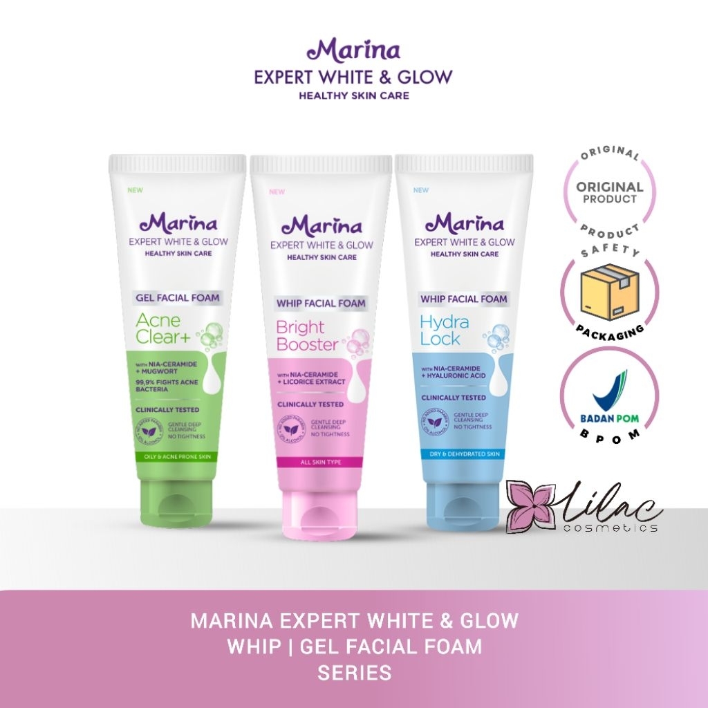 Marina Expert White & Glow Whip Facial Foam