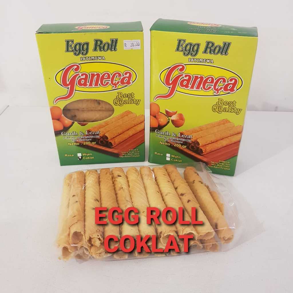 

GANECA Egg Roll COKLAT 200 gr