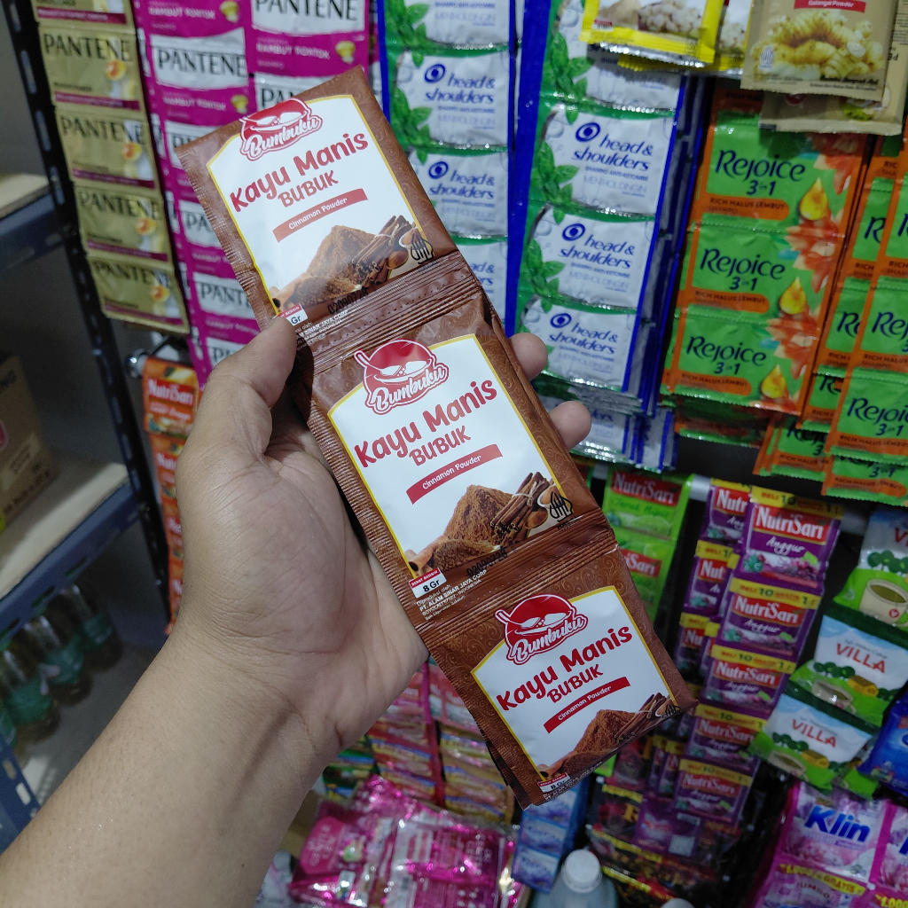 

Bumbuku Kayu Manis Bubuk 8g 1 Renceng Isi 12 Sachet