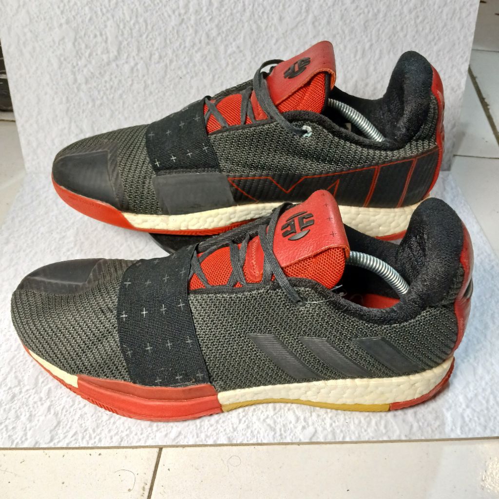 Sepatu Olahraga Basket Running Harden Vol. 3 Red Black