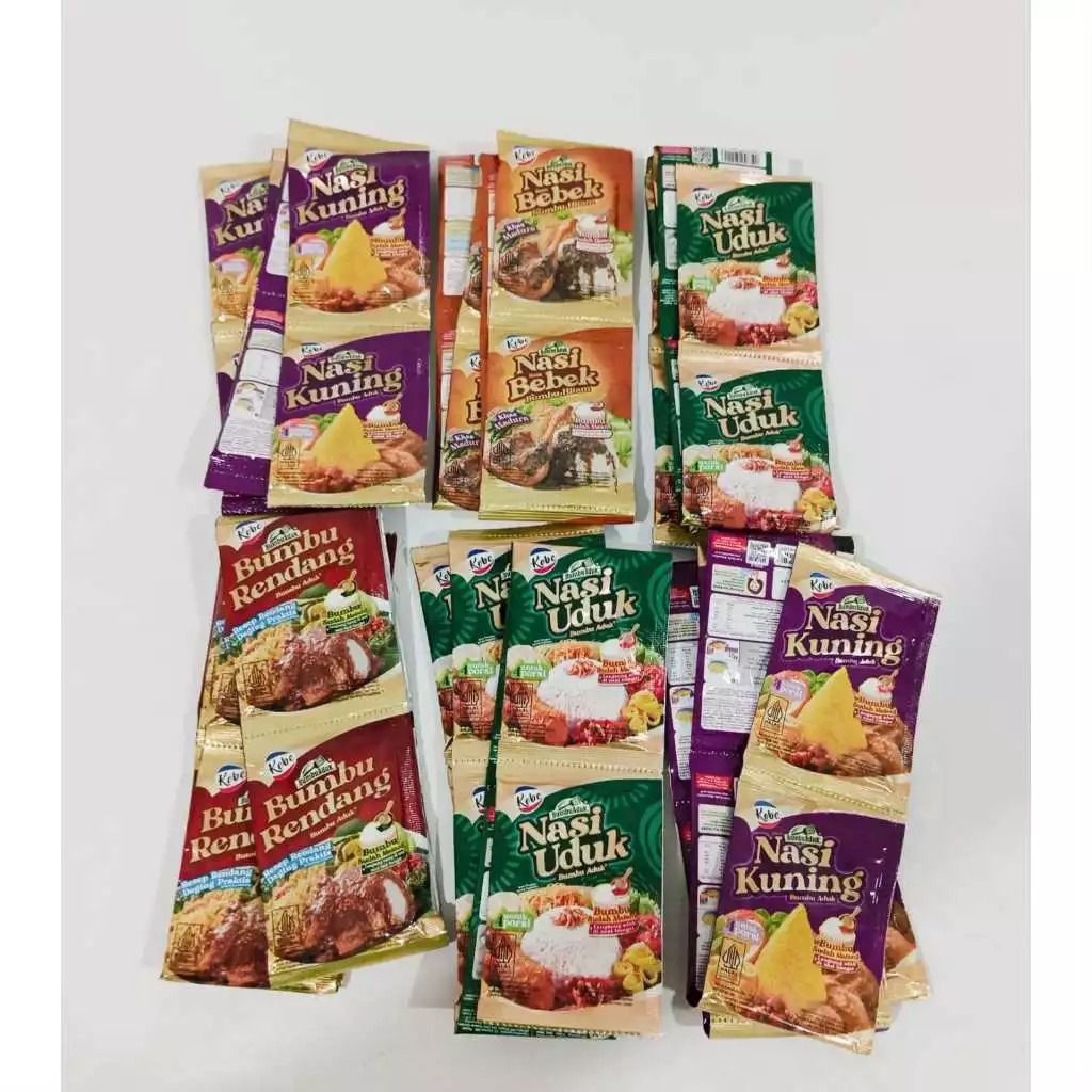 

Kobe Bumbu Aduk Instant 1 Renceng 10 SACHET Nasi Uduk Nasi Kuning Instan