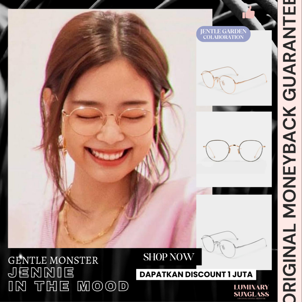 [ORIGINAL] GM Jennie In The Mood Jentle Garden Edition Sunglasses / Kacamata Hitam / Glasses