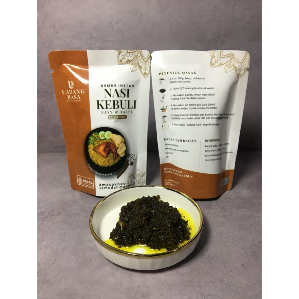 

Bumbu instan Kebuli 100gr untuk 500gr beras