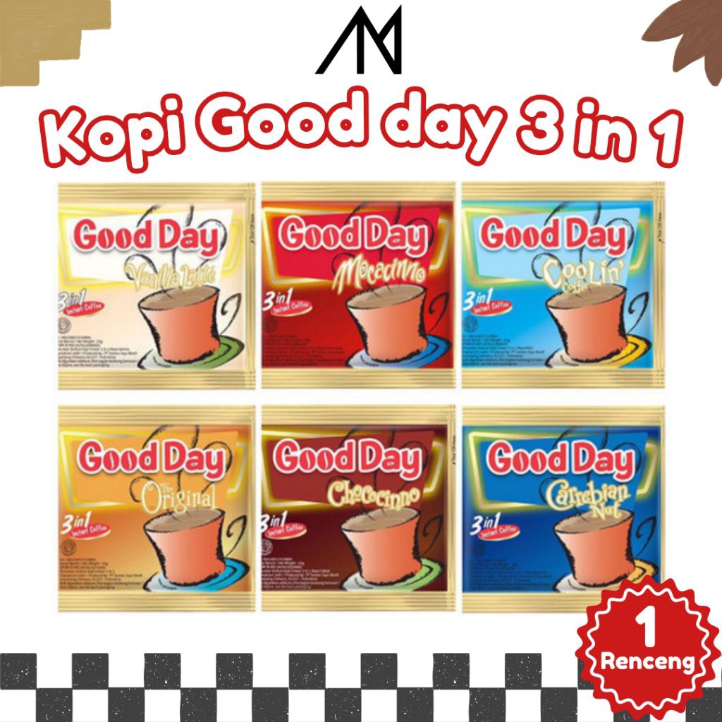 

KOPI GOOD DAY instanst 3in1 20gr (10pcs)
