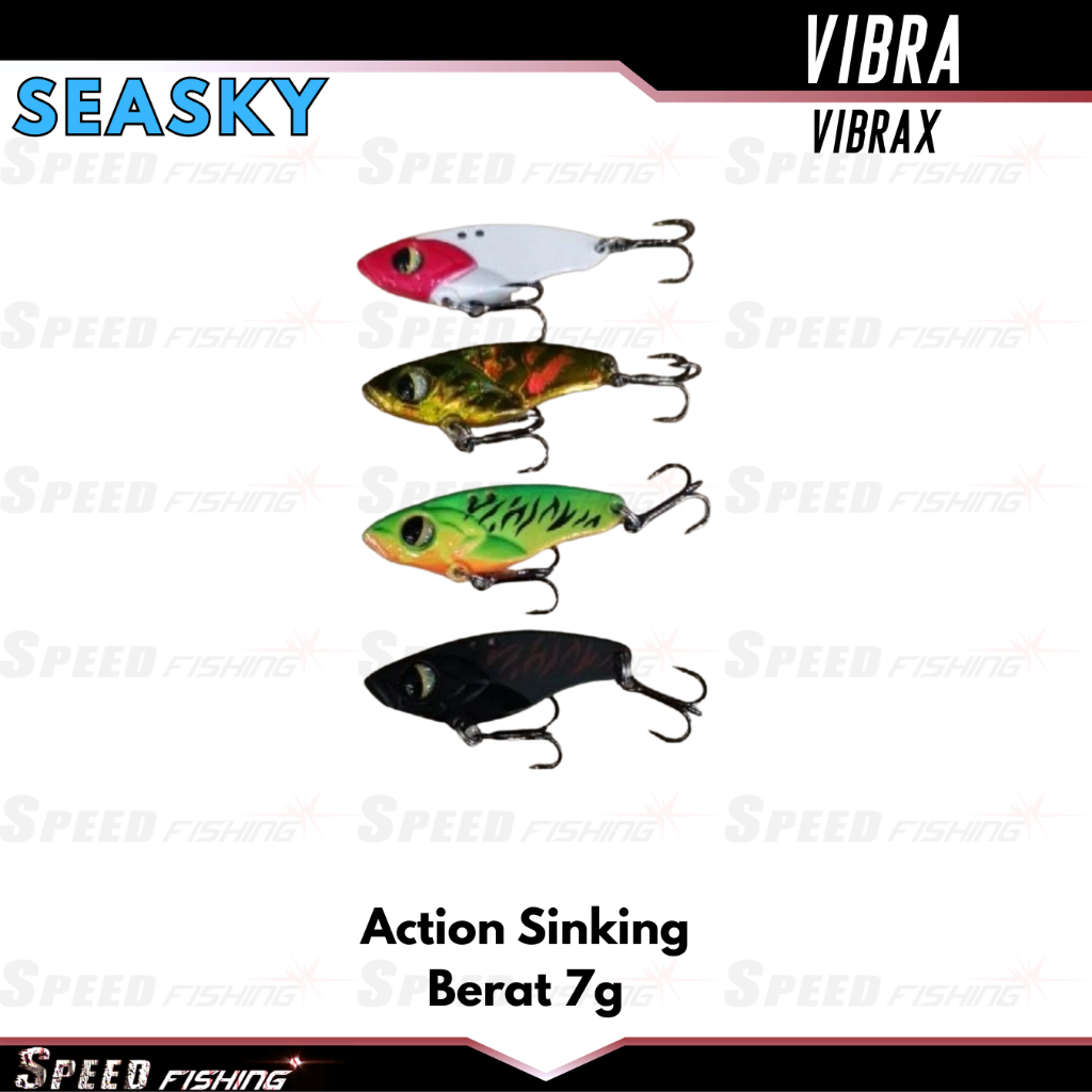 Lure Seasky Fishing Vibrax 7g Umpan Pancing