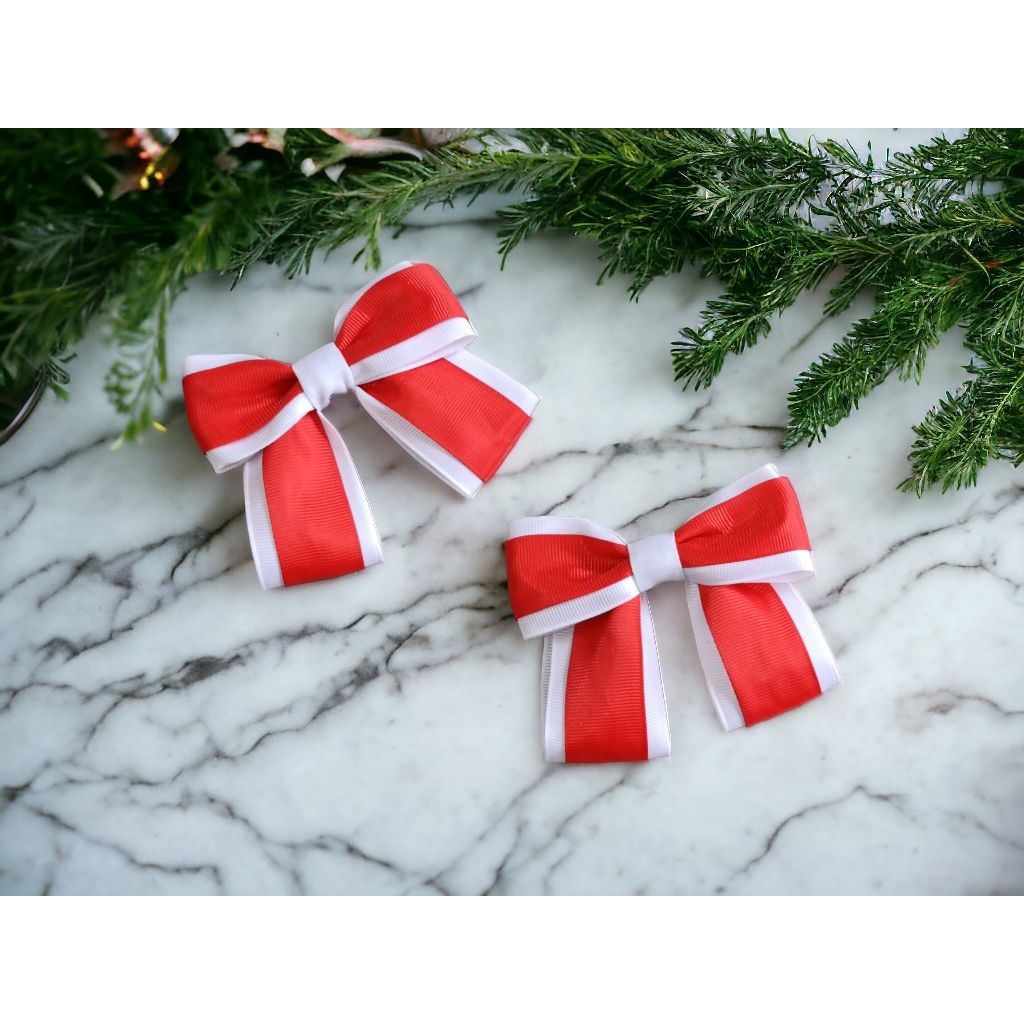 Pita Hijab Edisi Kemerdekaan Pita Merah Putih / Pita Rambut Edisi Kemerdekaan Pita Merah Putih