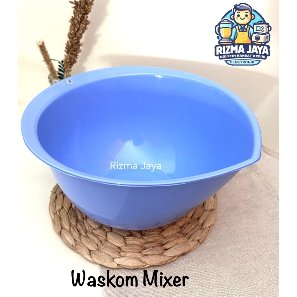 Baskom/Waskom mixer adonan tepung mangkok kocok telur plastik panda star Egg Kitchenware
