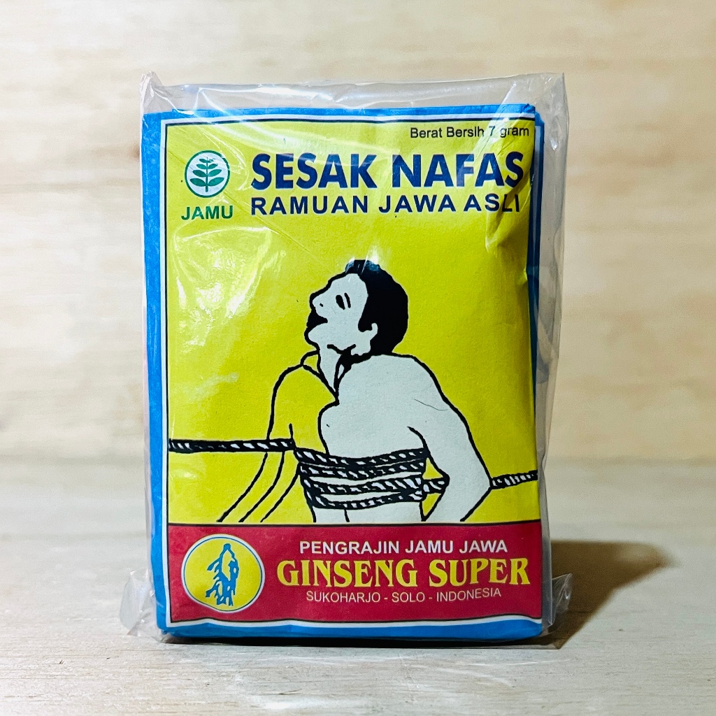 

Jamu Sesak Nafas isi 10 Sachet Cap Ginseng Super