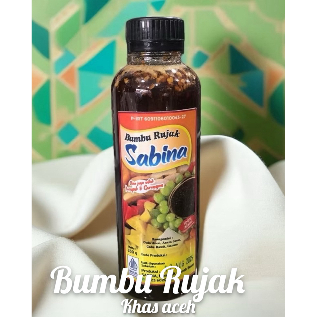 

Bumbu Rujak khas Aceh Sabina | bumbu Rujak instan