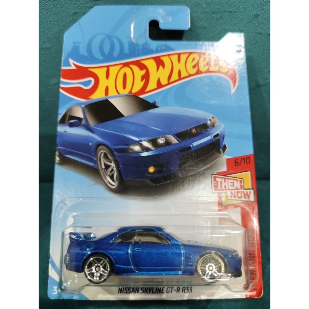 Hot wheels Nissan Skyline GT-R R33 blue