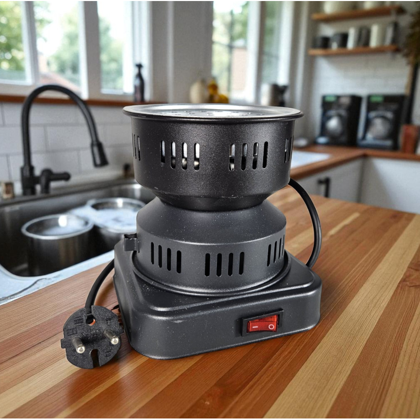 JZ Kompor Listrik Mini Pemanas Arang Hookah BBQ Charcoal Burner 500W ZD-A016