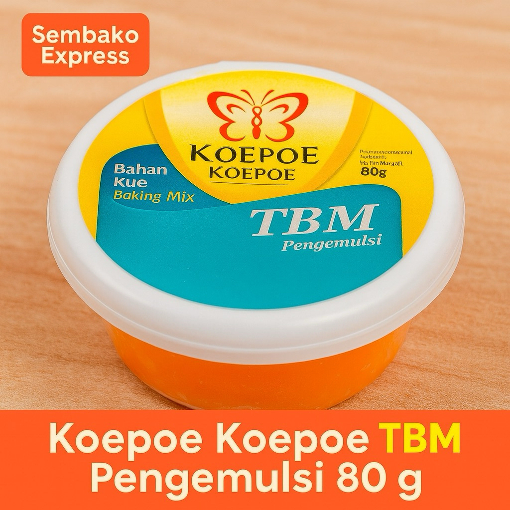 

TBM Koepoe Koepoe 80g – Pengemulsi Andalan untuk Adonan Lembut & Stabil