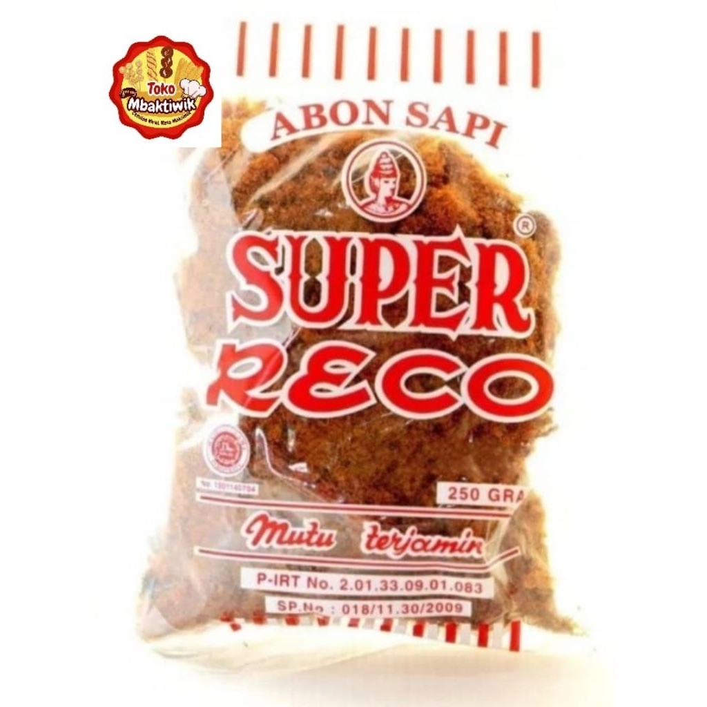 

abon sapi super reco 250 gram