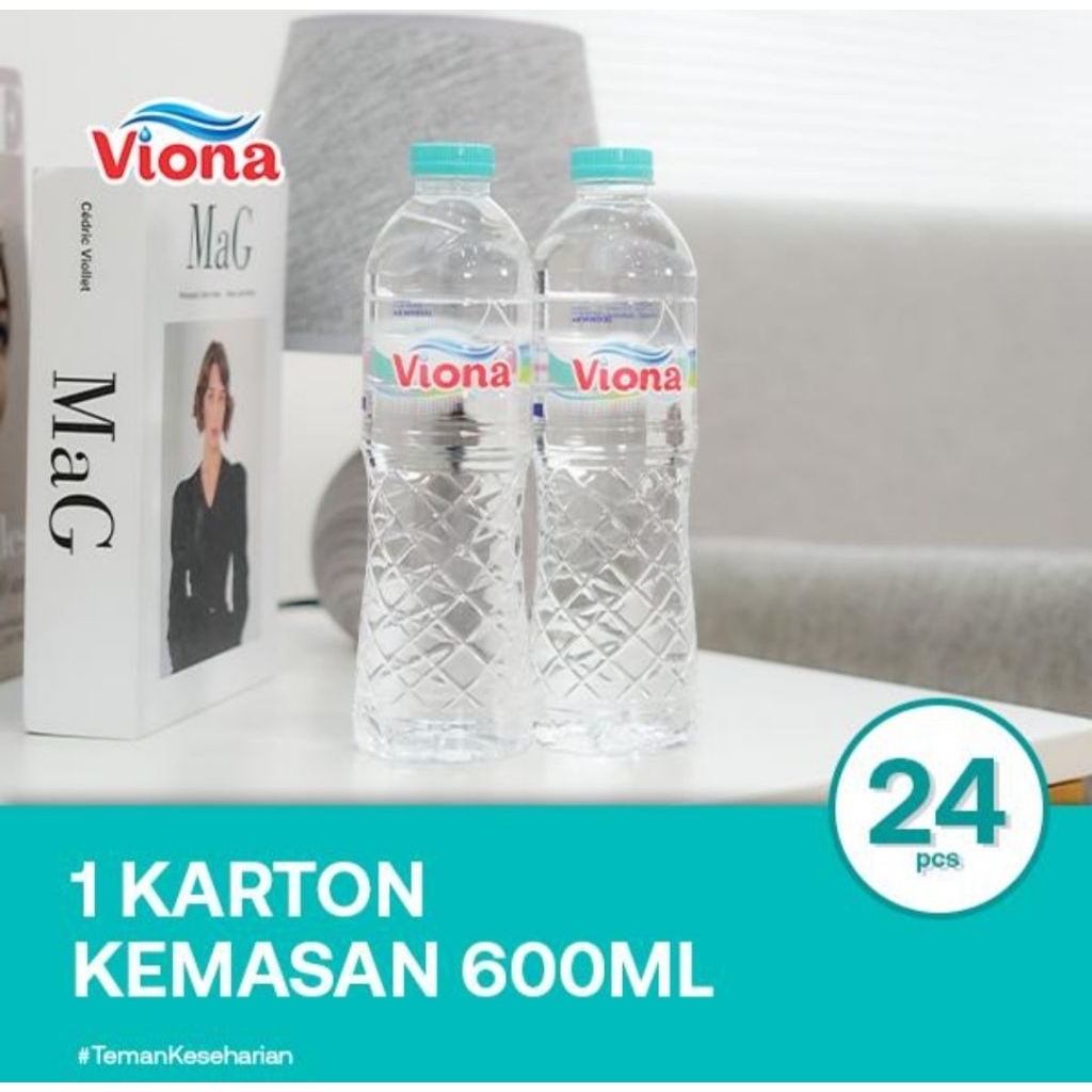 

Air Mineral Viona Botol 600ml (1 dus isi 24 pcs)