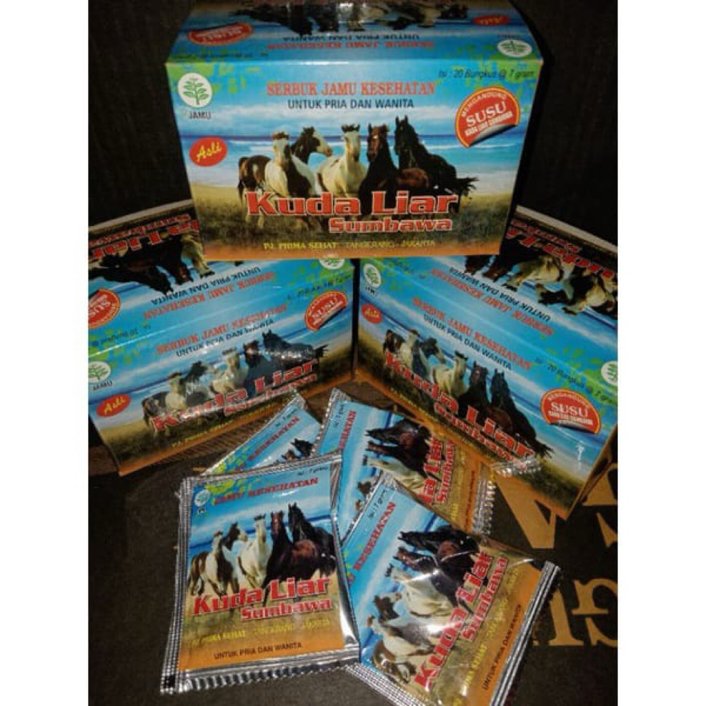 serbuk seduh kuda liar asam urat original