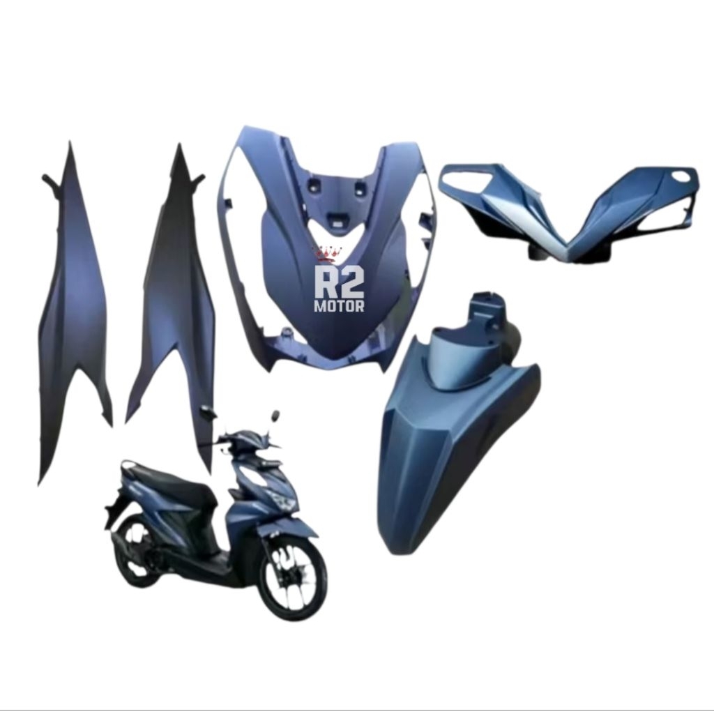 Full Body Halus Beat Deluxe Biru Doff / Matte Blue 2020 2021 2022 2023 K1A