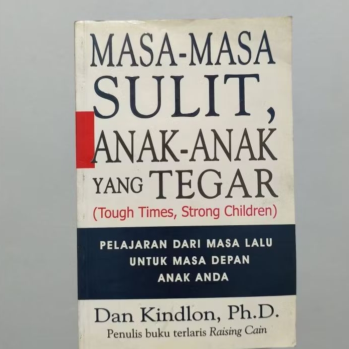 Buku Masa Masa Sulit Anak yang Tegar - Dan Kindlon Ph.D