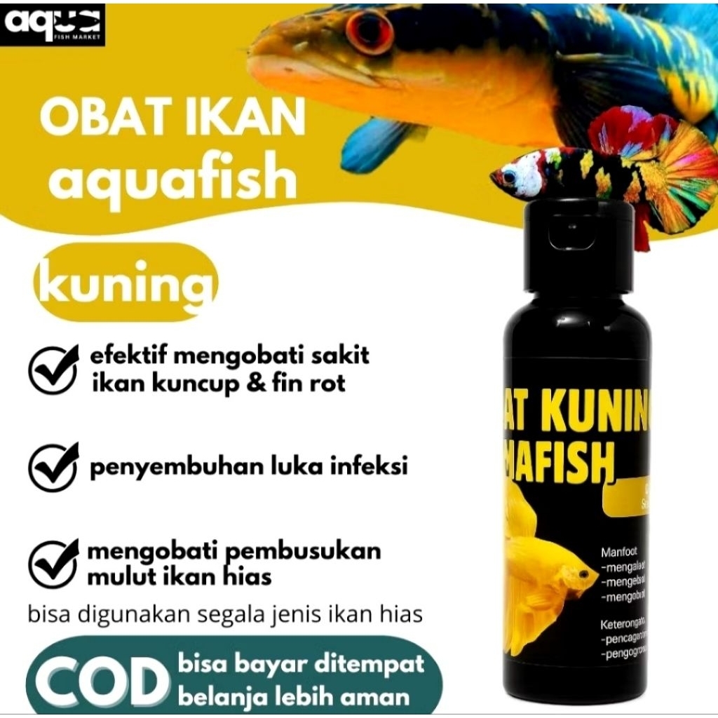 OBAT PERAWATAN IKAN HIAS, IKAN CUPANG, IKAN CHANA DAN JENIS LAINNYA