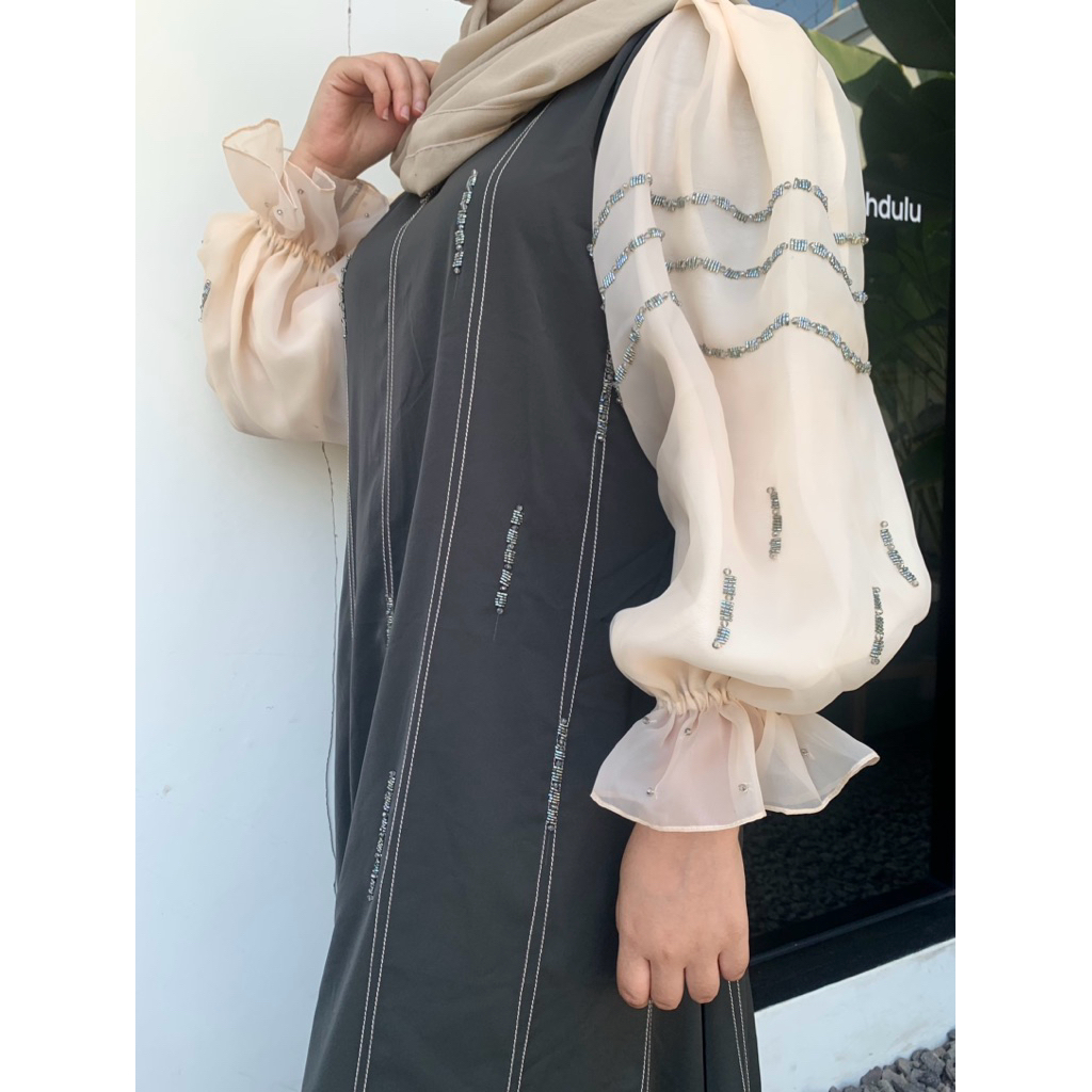 abaya gamis arab saudi dubai polos hitam jetblack jalabiya motif habaya big size jumbo bigsize