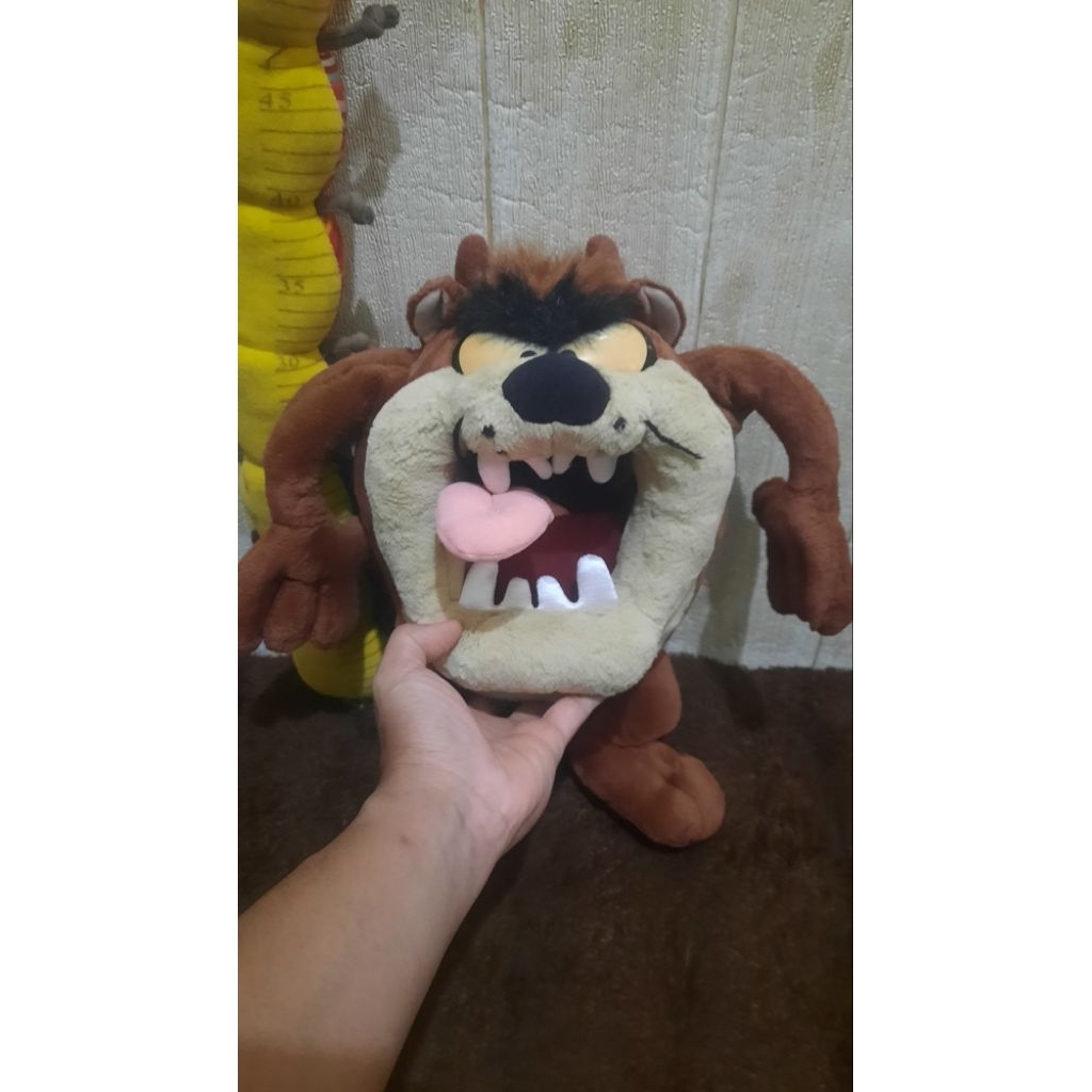 boneka Tazmania besar ori looney tones