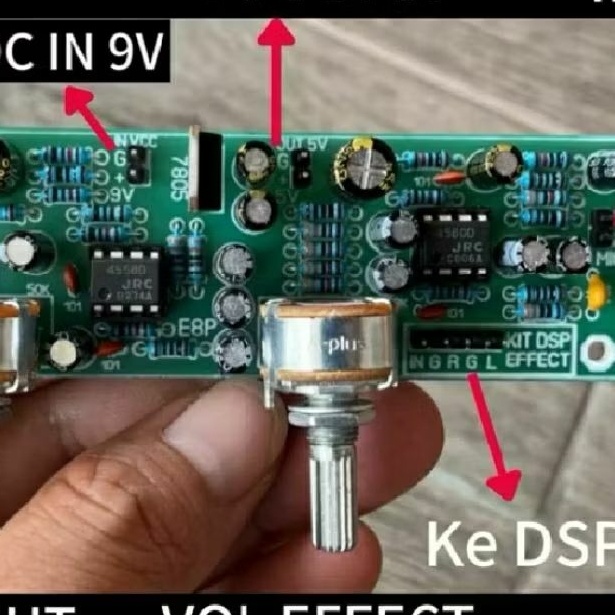 Kit penguat mixer untuk kit effect DSP 99