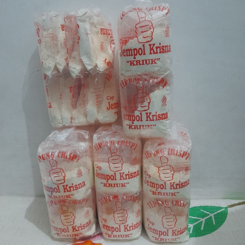 

bundling paket 5 pack atau 50 bungkus tepung jempol krispy 40 gram