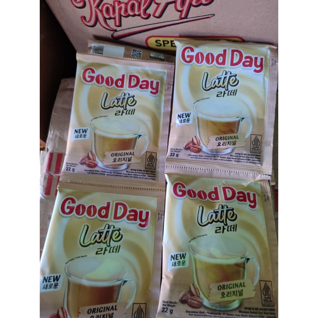 

Good day latte original 1 renceng 10 sachet