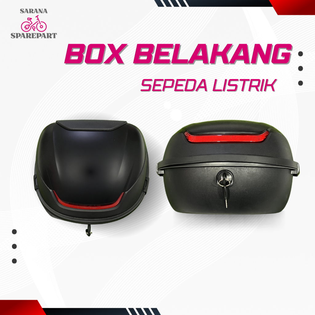BOX BELAKANG SEPEDA LISTRIK