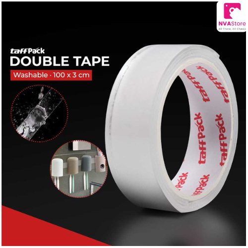

Double Tape Lakban Perekat Bening Transparan No Trace Adhesive Washable Sticker J007