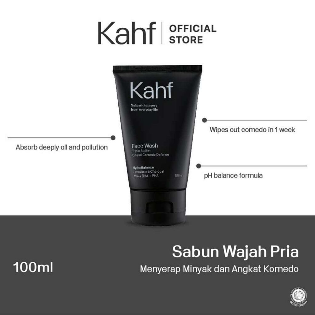 Kahf Triple Action Oil & Comedo Defense 100ml