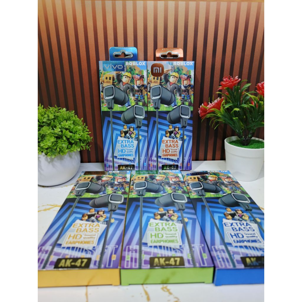 Headset Edisi Roblox AK-47 Earphones