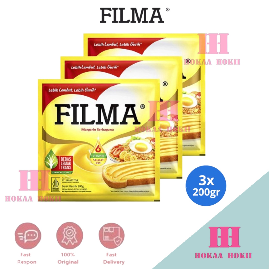 

Filma Margarine Serbaguna 200gr x 3 pcs