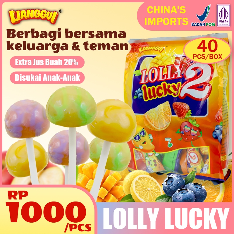 

Lianggui - Lolipop Halal MUI - Permen Buah Viral 6 Rasa, Grosir Cemilan Anak Sekolah TERLARIS
