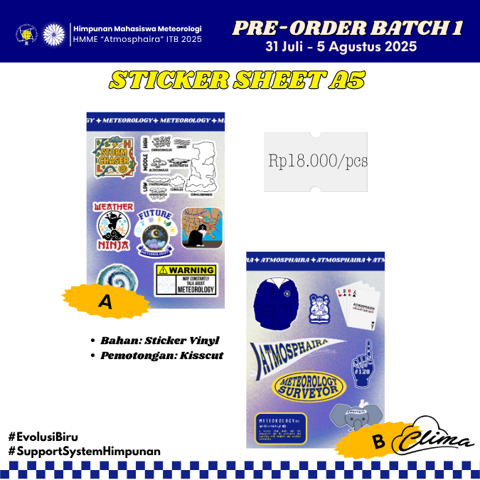 

[PreOrder (31 Juli-5 Agustus)]-Stiker Sheets
