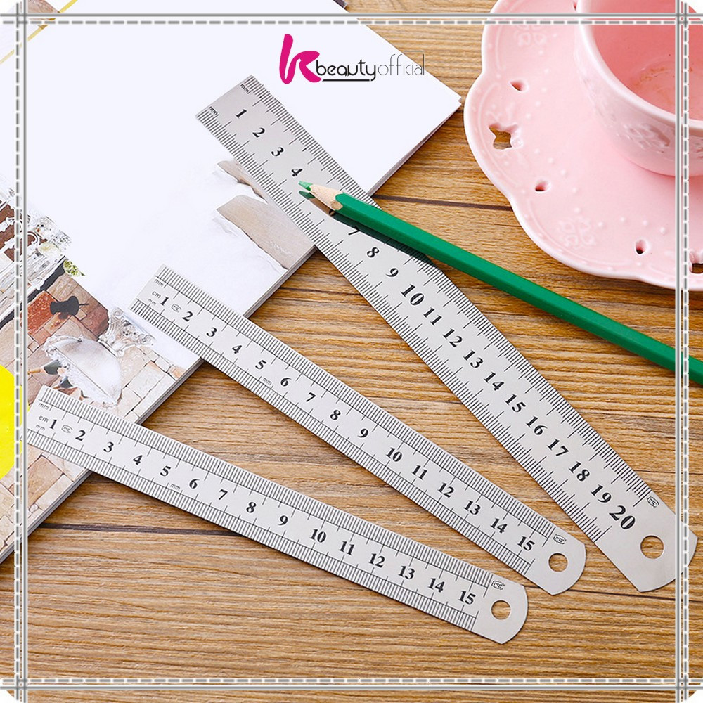 

EC KB-A107 Penggaris Besi Stainless Steel Ruler 50CM / Penggaris Serbaguna Perlengkapan Sekolah / Mistar Besi Alat Ukur Multifungsi