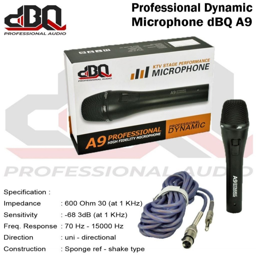 Microphone kabel DBQ A9 Original