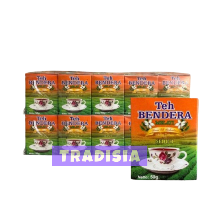 

Teh Bendera Tubruk 50 gram ( 10 x 50 gram )