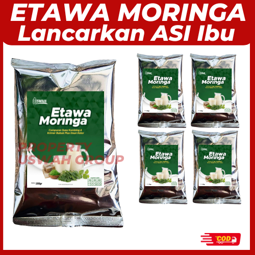

Susu Kambing Etawa MORINGA Kelor ASI Booster 200 Gram - Meningkatkan Produksi ASI Secara Alami