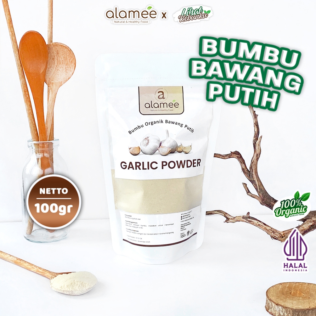 

Bawang Putih Bubuk Garlic Seasoning Powder Bumbu Masak Dapur Organik Murni Asli 100gg LIHAT KEBUNKU