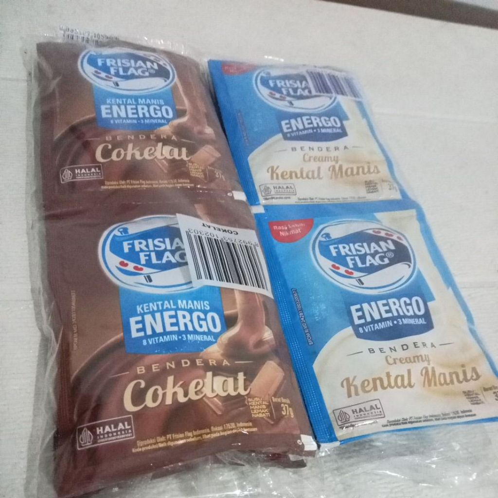 

SUSU BENDERA FRISIAN FLAG Renceng isi 6 Sachet @40g