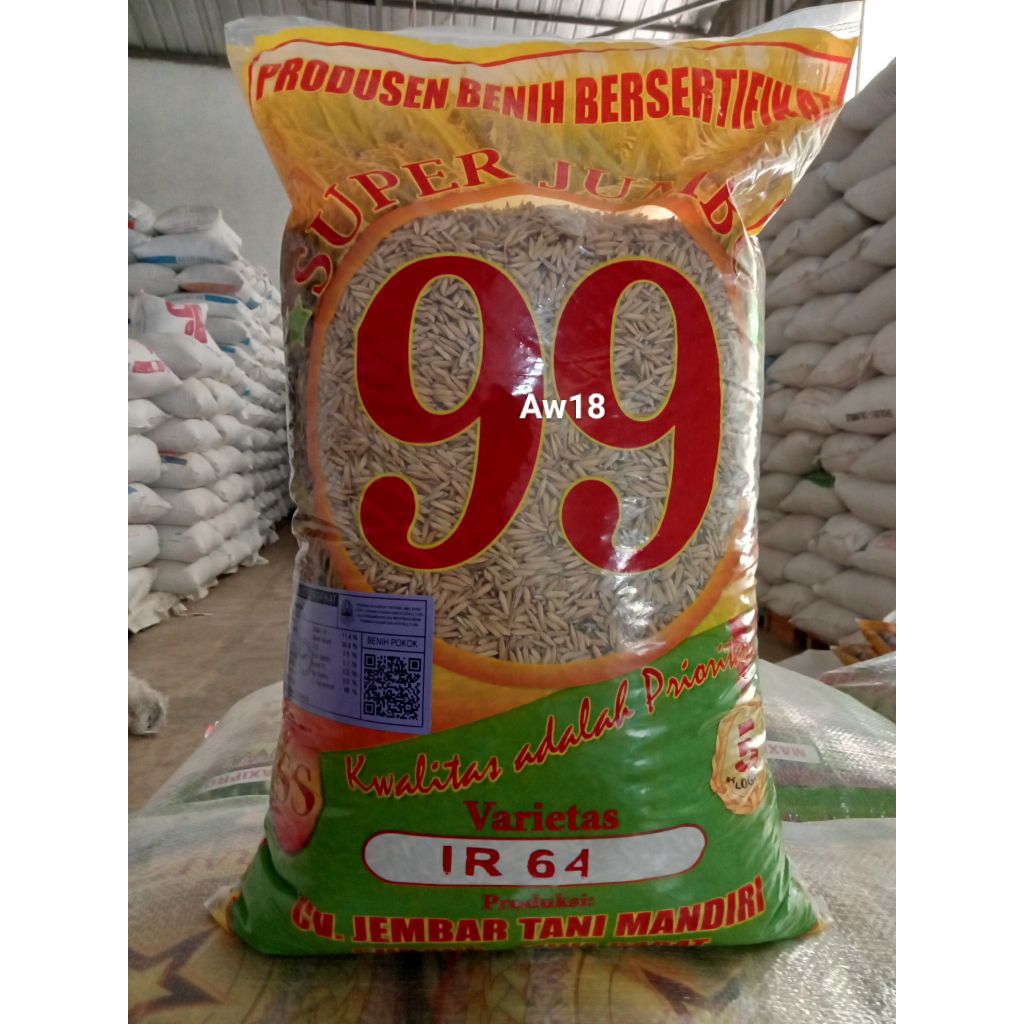 Benih Padi Super Jumbo 99 Varietas IR 64