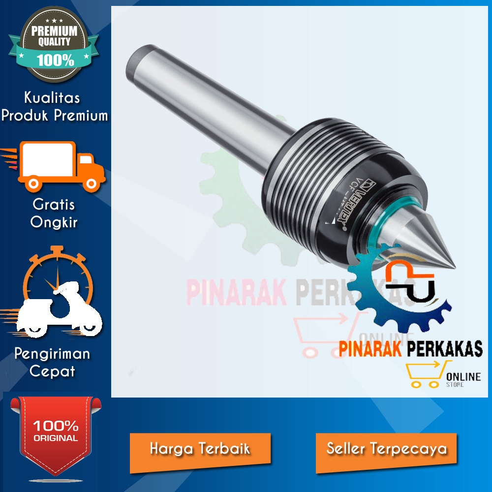 Vertex VCFMT5A 40mm High Load High Speed Live Center MT5 - (Foto hanya sampel) bentuk dan type sama