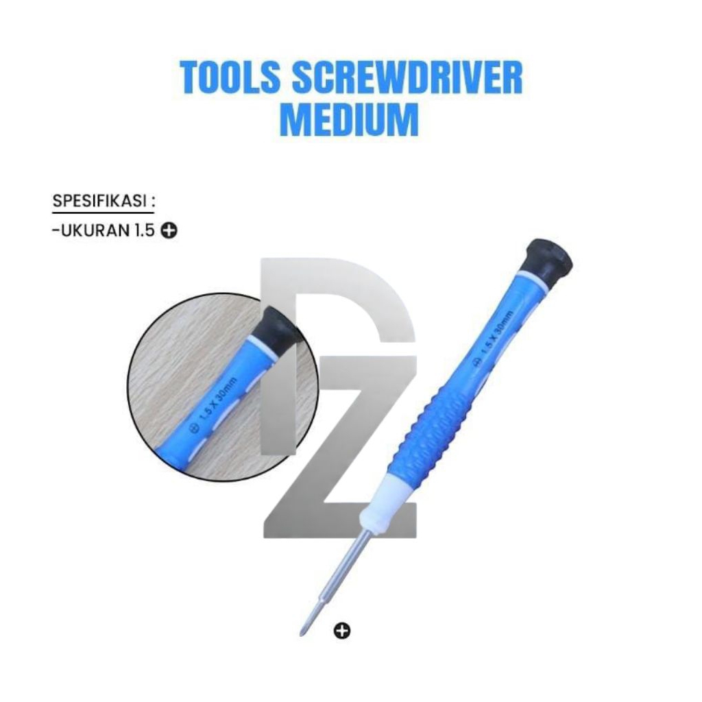 OBENG SET MINI + OBENG PLUS 1,5 × 25MM OBENG PEMBUKA COVER HP ALAT SERVICE HP