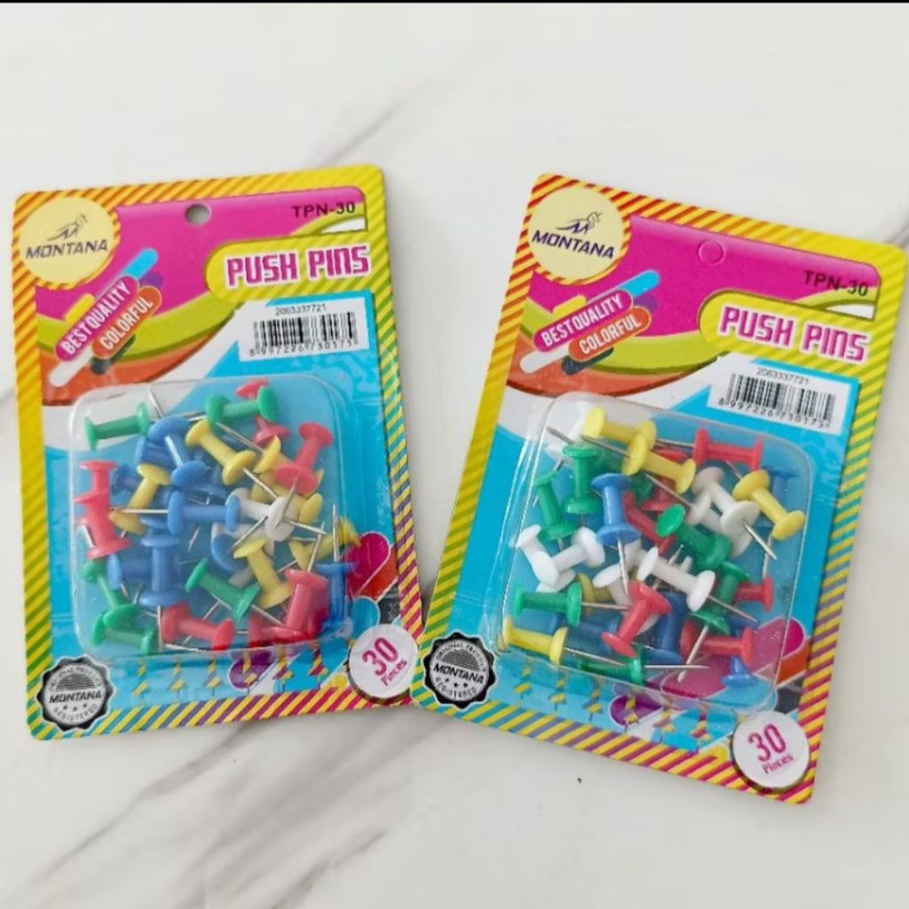 

Push Pin / Jarum Tekan / Paku Pin Montana ΤΡΝ-30