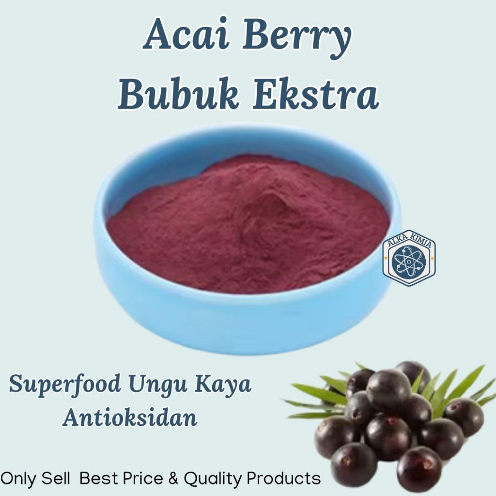 

Kaya Antioksidan Extract Powder Acai Berry Food Grade 25gr