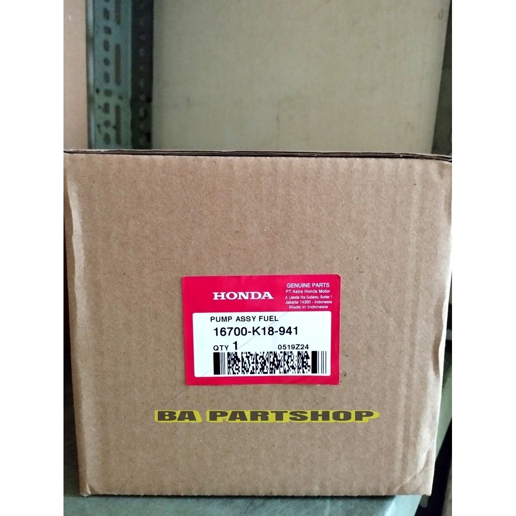 16700K18941 FUEL PUMP ASSY POMPA INJEKSI HONDA VERZA CB150 VERZA ASLI HONDA